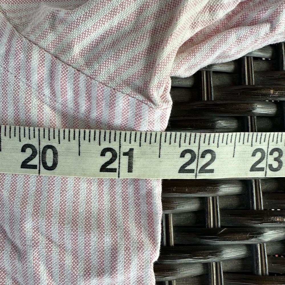 POLO Ralph Lauren Men’s Pink & White Cotton University Stripe BD Shirt - 15/34 - Picture 11 of 12